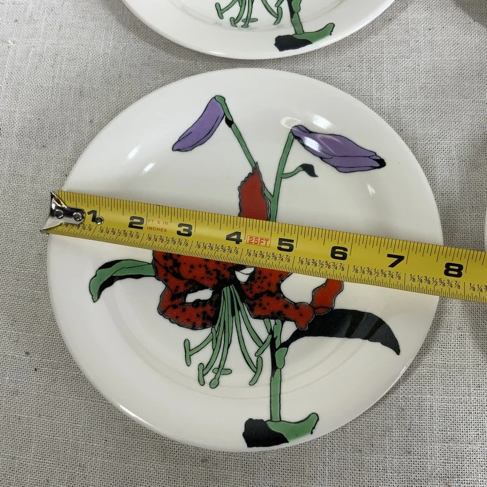 Set‎ 4 Mikasa Uptrend Tiger Lilies 7 3/4